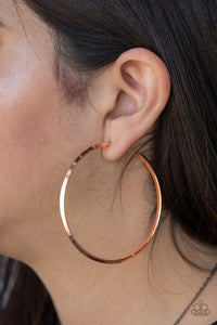 Copper Hoop Earrings
