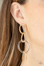 Load image into Gallery viewer, Gold Link Earrings
